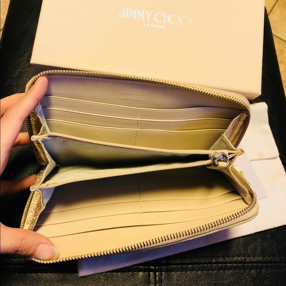 Authentic Jimmy Choo Long Zippy Wallet - Picture 3 of 8